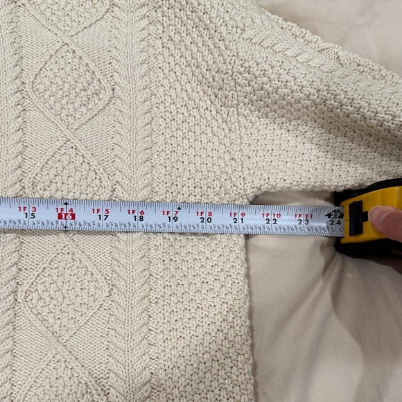 Tradlands 100% Cotton Sweater in Cream - Picture 3 of 6